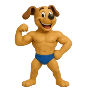 胸を張って“どや顔”